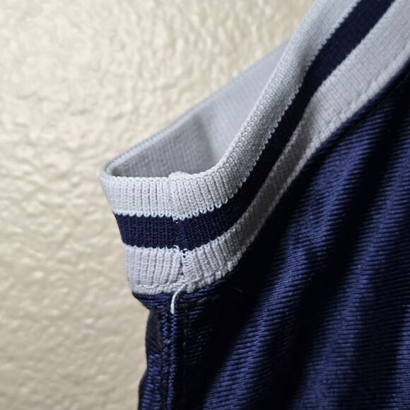 Vintage Powers Men’s Size 46 Enid Outlaws #25 Basketball Jersey Navy Blue TBL - Picture 7 of 15